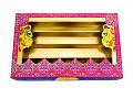 40 Pcs Fancy Traditional Pink Gold Design Sweet Box (1 or 2 Lbs)